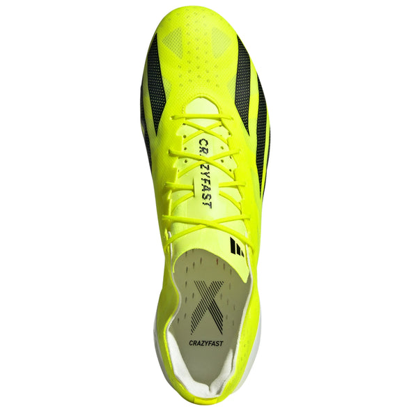 adidas X CrazyFast+ FG Firm Ground Soccer Cleat - Solar Yellow/Core Black/White