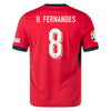 Men's Nike Dri-FIT Soccer Portugal 2024 Replica B.Fernandes Home Jersey