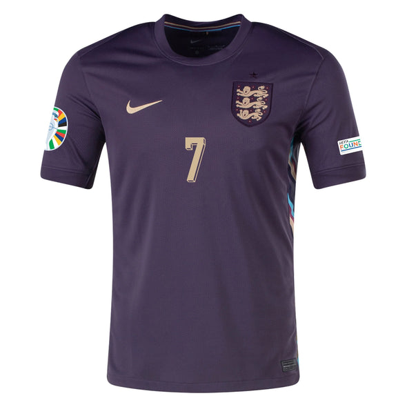 Men's Replica Nike Saka England Away Jersey 2024