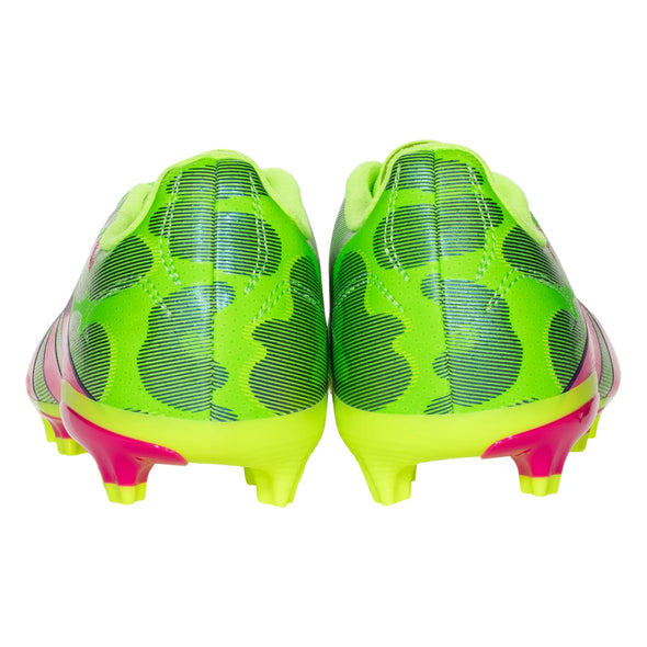 adidas Predator League Low FG Junior Firm Ground Soccer Cleat - Solar Green/Shock Pink/Lucid Lemon