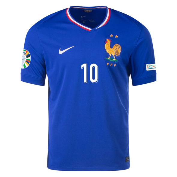 Men's Replica Nike Mbappe France Home Jersey 2024