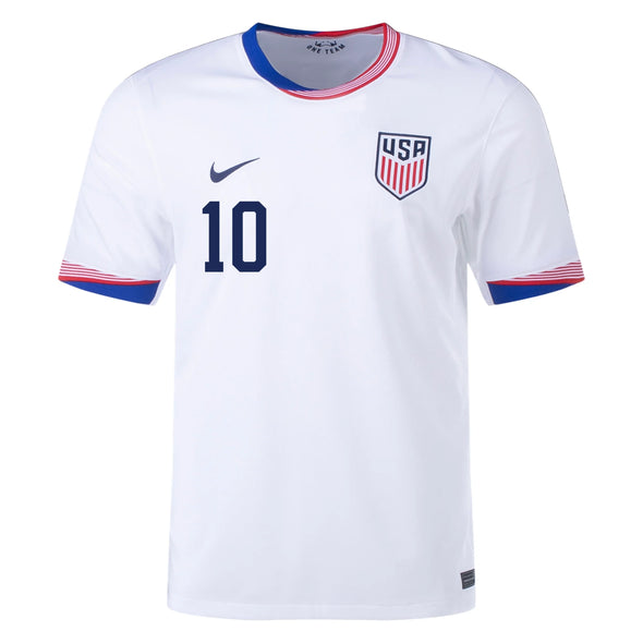 Men's Authentic Nike Pulisic USMNT Home Jersey 2024