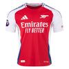 Men's Authentic Adidas Rice Arsenal Home Jersey 24/25