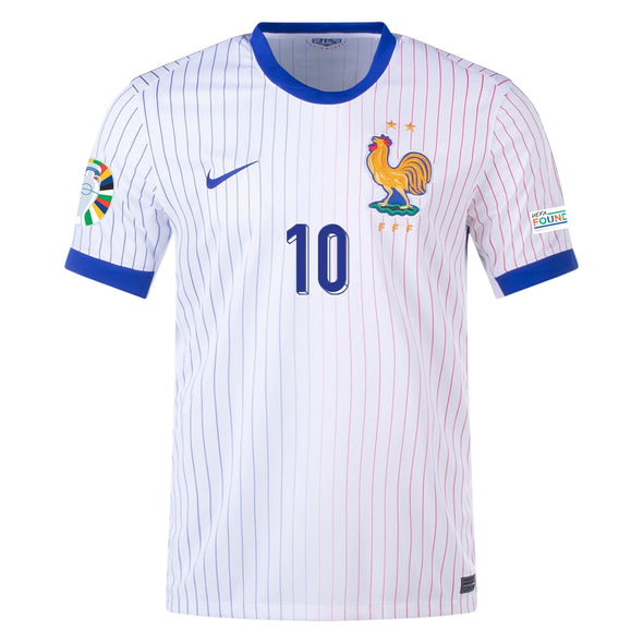 Men's Authentic Nike Mbappe France Away Jersey 2024