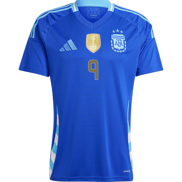 Women's Replica Adidas J. Alvarez Argentina Away Jersey 2024