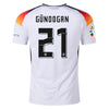 Kid's Replica Adidas Gundogan Germany Home Jersey 2024