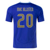 Women's Replica Adidas Mac Allister Argentina Away Jersey 2024