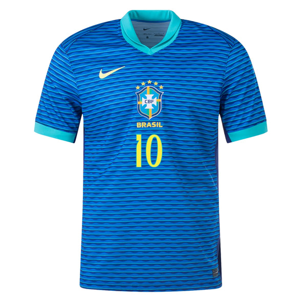 Men's Nike Dri-FIT ADV Soccer Neymar Jr. Brazil 2024 Authentic Away Jersey