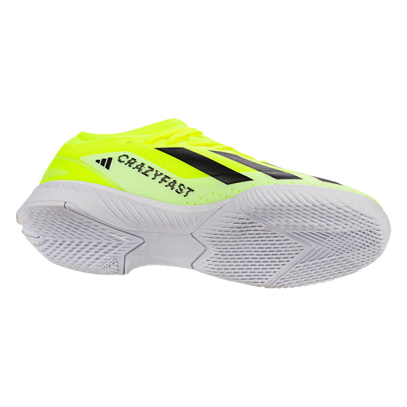 adidas X CrazyFast League IN Junior Indoor Soccer Shoe - Solar Yellow/Core Black/White