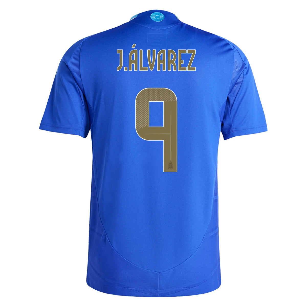 Men's Authentic Adidas J. Alvarez Argentina Away Jersey 2024 Soccer