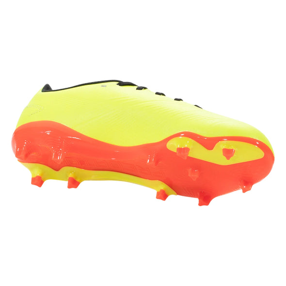 adidas Predator League Low FG Junior Firm Ground Soccer Cleat - Solar Yellow/Black/Solar Red