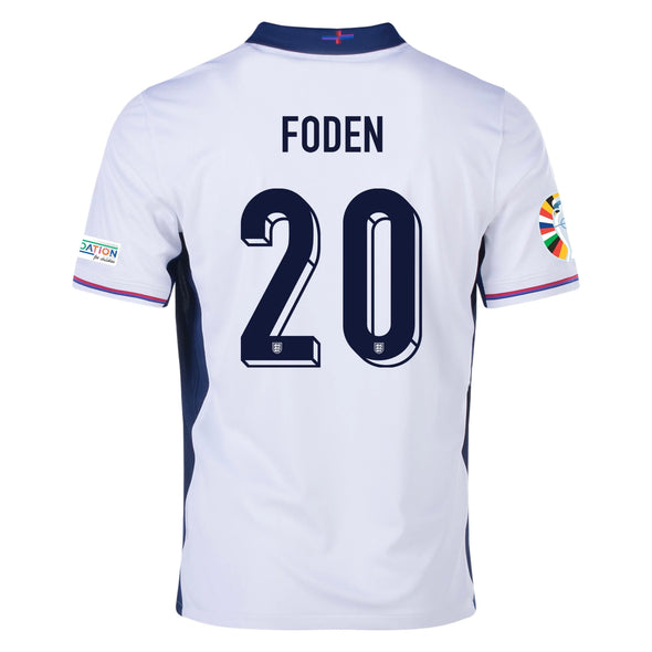 Big Kids' Nike Dri-FIT Soccer Foden England 2024 Replica Home Jersey