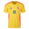Men's Replica Adidas James Colombia Home Jersey 2024