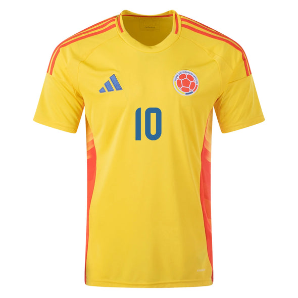 Men's Authentic Adidas James Colombia Home Jersey 2024