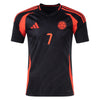 Men's Replica Adidas L.Diaz Colombia Away Jersey 2024