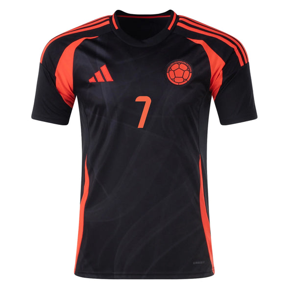 Men's Replica Adidas L.Diaz Colombia Away Jersey 2024