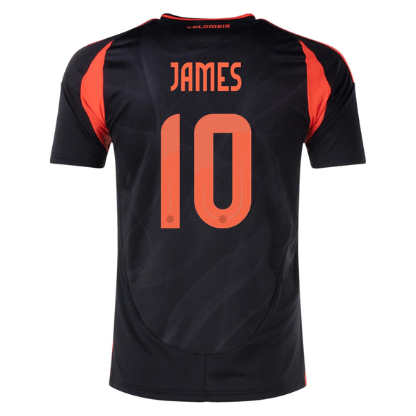 Men's Replica Adidas James Colombia Away Jersey 2024