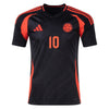 Men's Replica Adidas James Colombia Away Jersey 2024