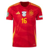Men's Authentic Adidas Rodrigo Spain Home Jersey 2024