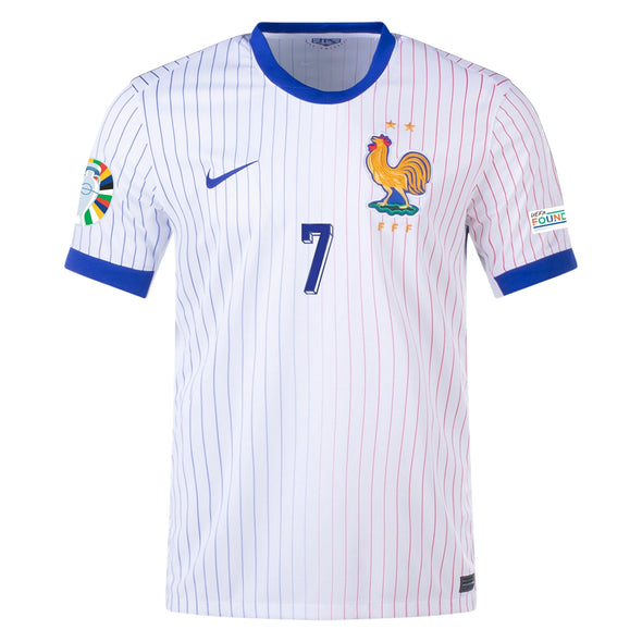 Men's Replica Nike Griezmann France Away Jersey 2024