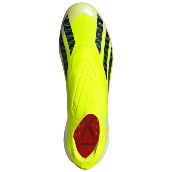 adidas X CrazyFast Elite Laceless FG Firm Ground Soccer Cleat - Solar Yellow/Core Black/White