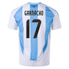 Men's Authentic Adidas Garnacho Argentina Home Jersey 2024