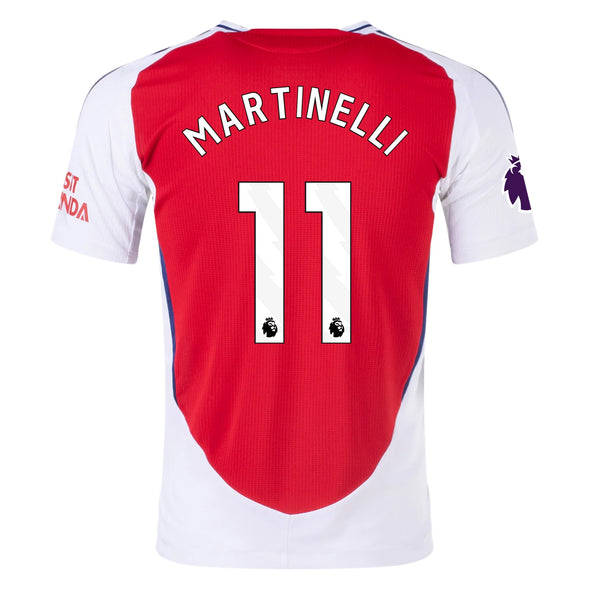 Men's Authentic Adidas Martinelli Arsenal Home Jersey 24/25