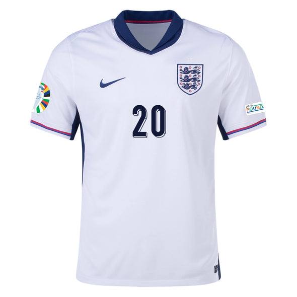 Big Kids' Nike Dri-FIT Soccer Foden England 2024 Replica Home Jersey