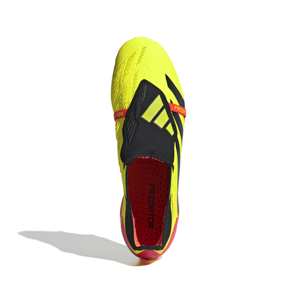 adidas Predator Elite Fold Tounge FG Firm Ground Soccer Cleat - Solar Yellow/Core Black/Solar Red