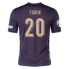 Men's Replica Nike Foden England Away Jersey 2024