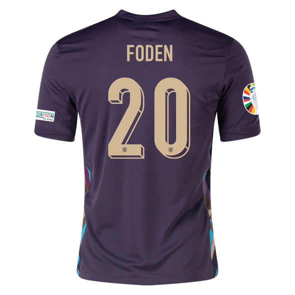 Men's Replica Nike Foden England Away Jersey 2024