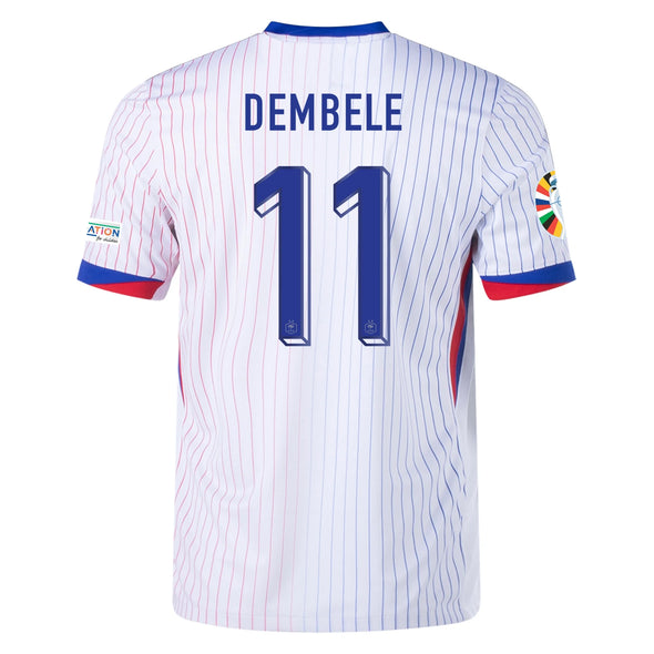 Kid's Replica Nike Dembele France Away Jersey 2024