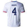 Women's Replica Nike Adams USMNT Home Jersey 2024