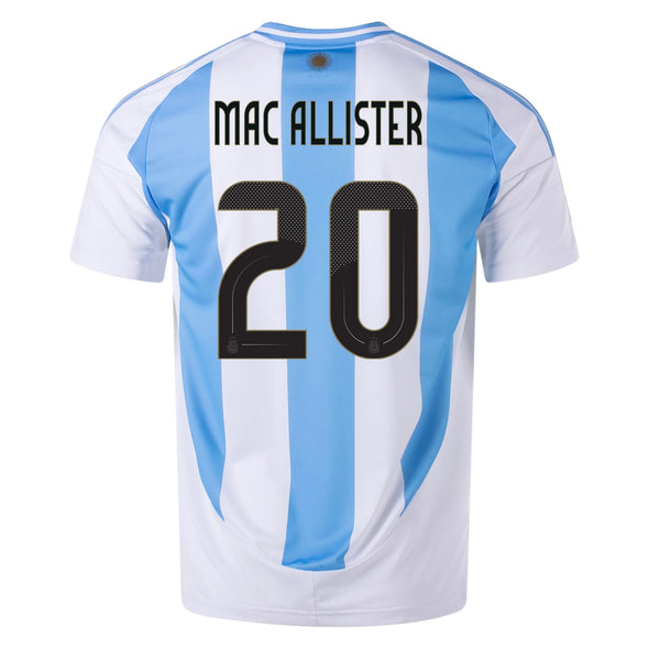 Women's Replica Adidas Mac Allister Argentina Home Jersey 2024