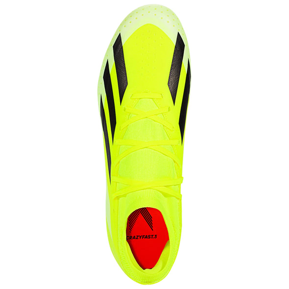 adidas X CrazyFast League FG Firm Ground Soccer Cleat - Solar Yellow/Core Black/White