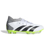 adidas Predator Accuracy.3 FG Junior Firm Ground Soccer Cleat - White/Core Black/Lucid Lemon