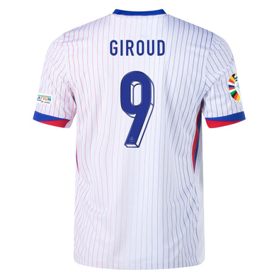 Men's Authentic Nike Giroud France Away Jersey 2024