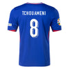 Men's Authentic Nike Tchouaméni France Home Jersey 2024