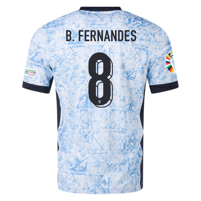Big Kids' Nike Dri-FIT Soccer B. Fernandes Portugal 24/25 Away Replica Jersey