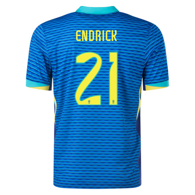 Big Kids' Nike Dri-FIT Soccer Endrick Brazil 2024 Replica Away Jersey