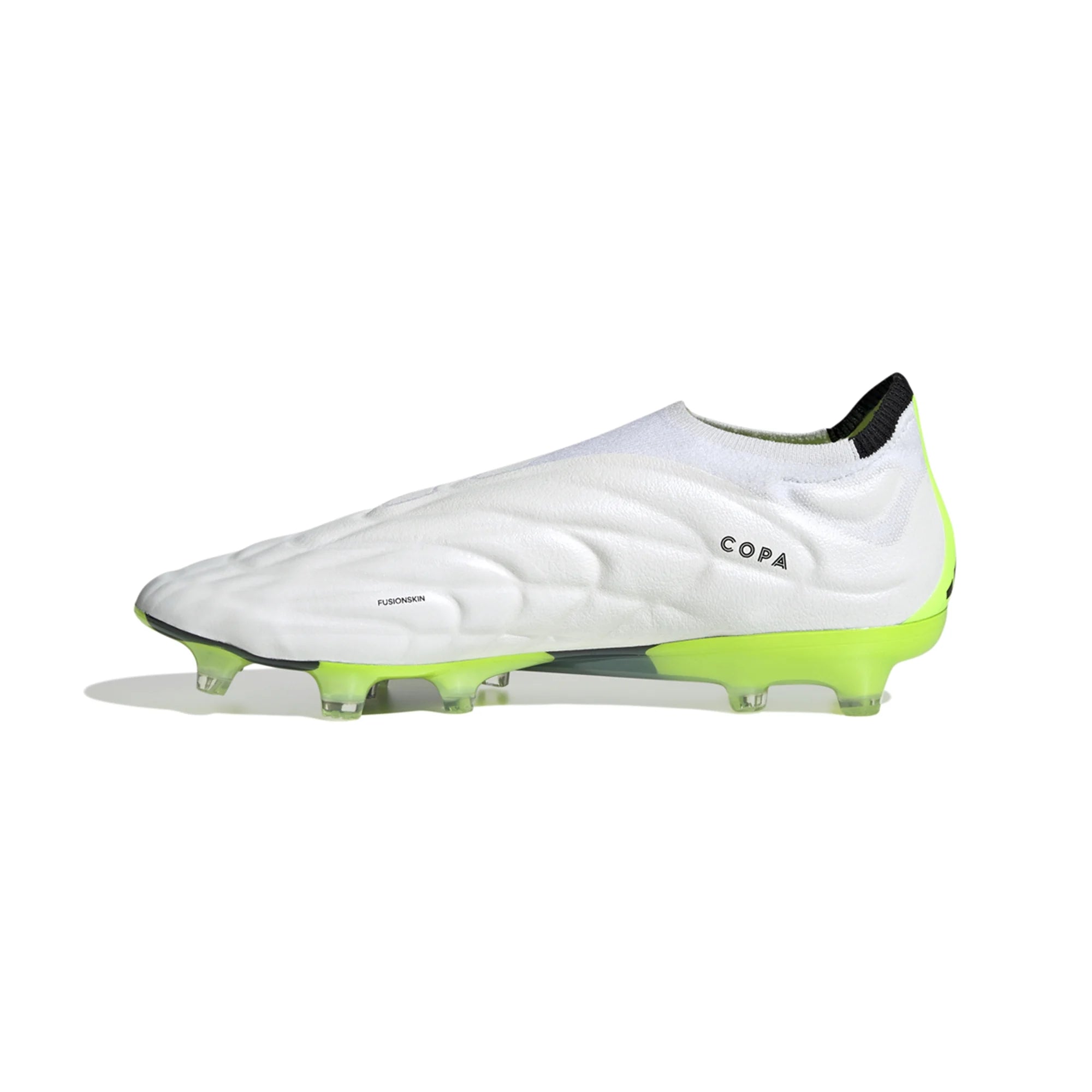 adidas Copa Pure+ FG Firm Ground Soccer Cleat - White/Core Black adidas Copa Pure+ FG Firm Ground Soccer Cleat - White/Core Black