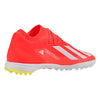 adidas X CrazyFast League TF Turf Soccer Cleat - Solar Red/White/Solar Yellow