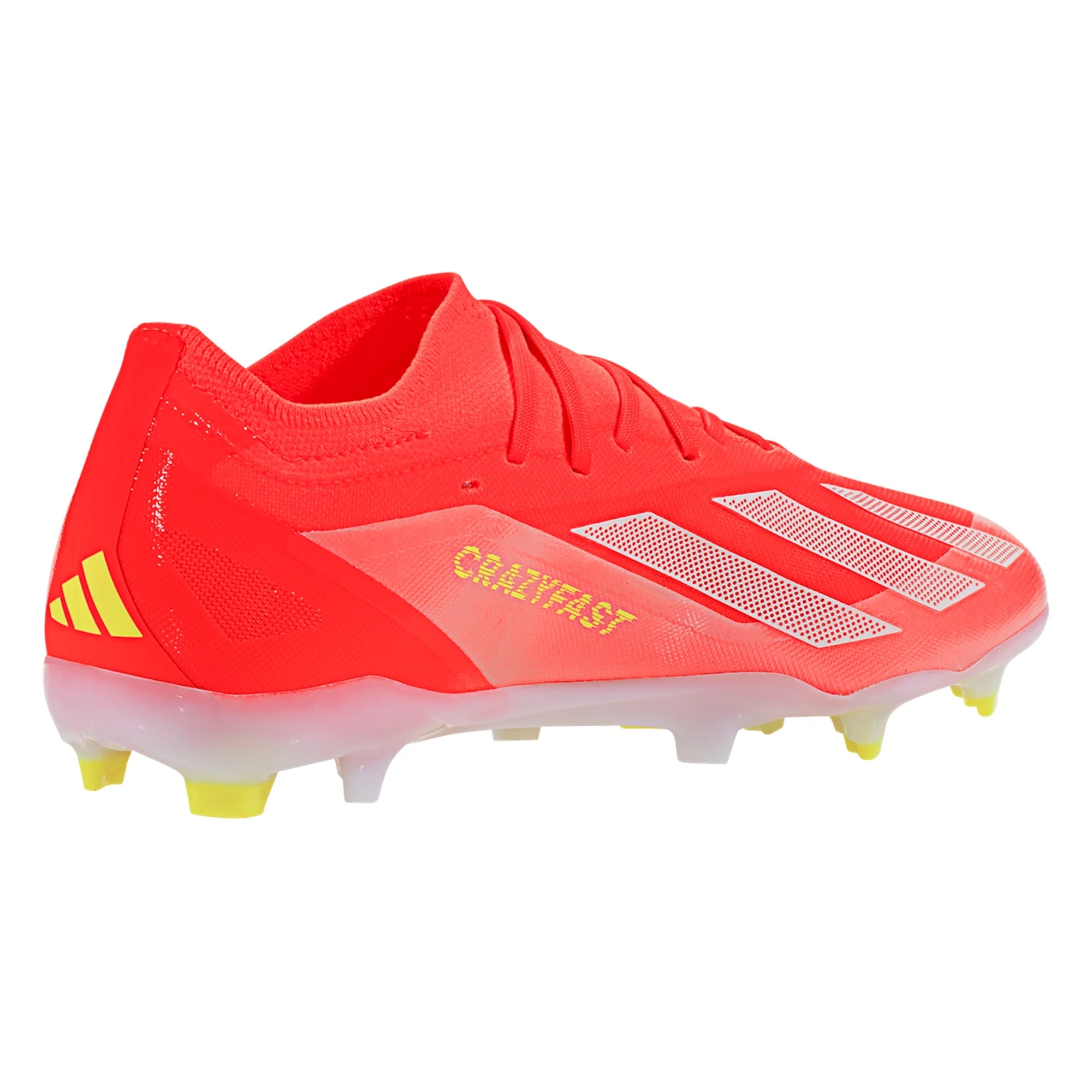 adidas X CrazyFast Pro FG Firm Ground Soccer Cleat Solar Red White Solar Yellow IG0600 Soccer Zone USA