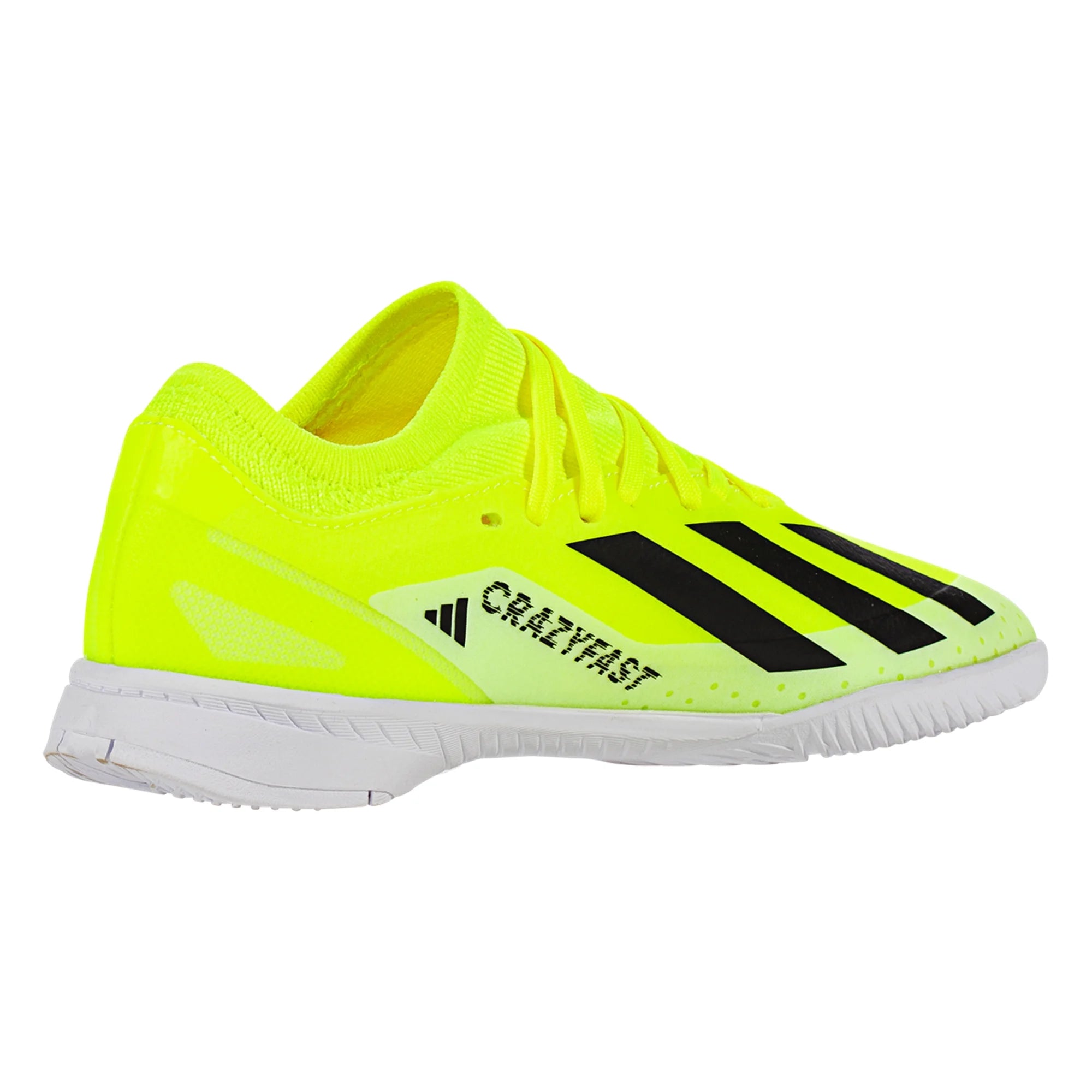 adidas X CrazyFast League IN Junior Indoor Soccer Shoe Solar Yellow Core Black White IF0685 Soccer Zone USA