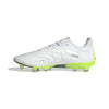 adidas Copa Pure.1 FG Firm Ground Soccer Cleat White/Core Black/Lucid Lemon