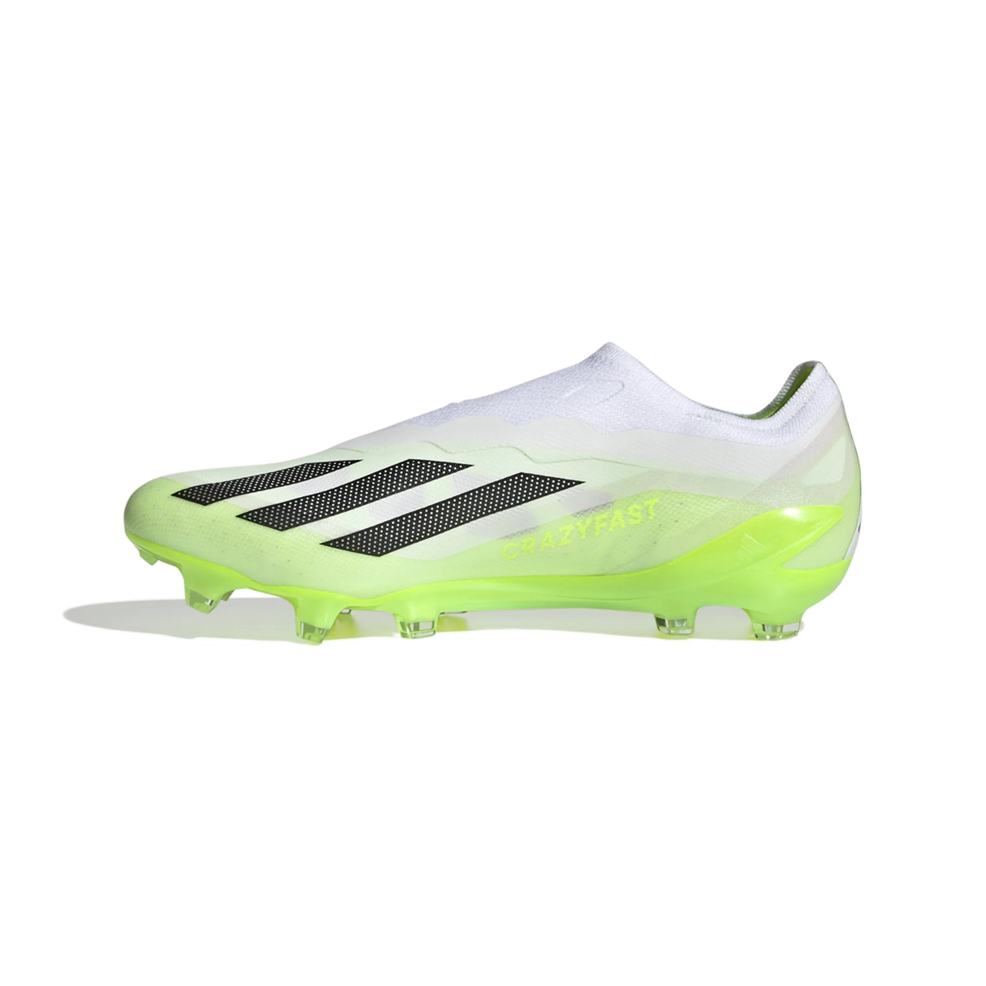 adidas X CrazyFast.1 Laceless FG Firm Ground Soccer Cleat - White adidas X CrazyFast.1 Laceless FG Firm Ground Soccer Cleat - White