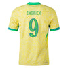 Men's Nike Dri-FIT Soccer Replica Jersey Endrick Brazil 2024 Stadium Home