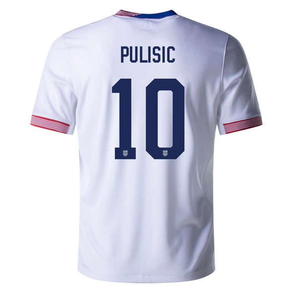 Men's Replica Nike Pulisic USMNT Home Jersey 2024