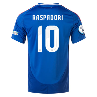 Women's Replica Adidas Raspadori Italy Home Jersey 2024