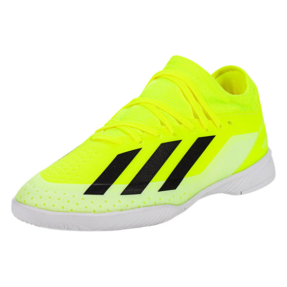 adidas X CrazyFast League IN Indoor Soccer Shoe - Solar Yellow/Core Black/White